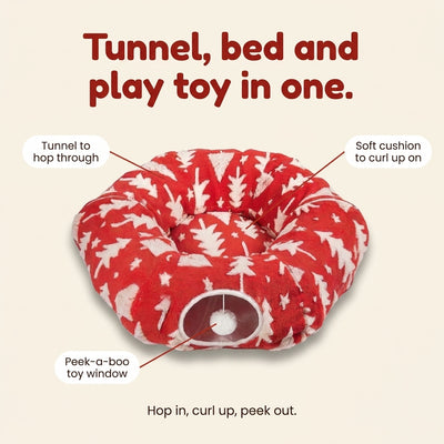 Christmas tree pet tunnel