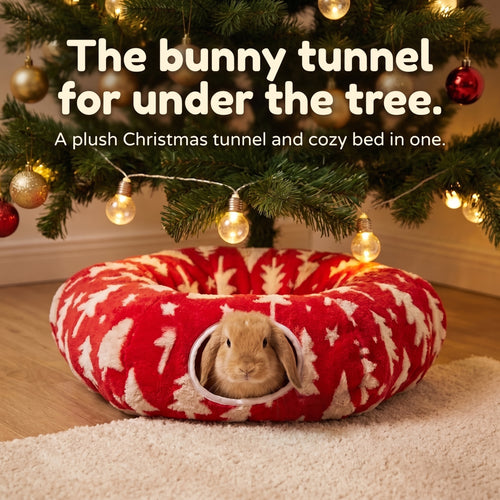 Christmas tree pet tunnel